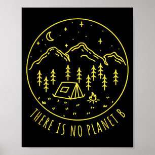 Er Is Geen Planeet B Milieu Natuur Eco Moeder Poster
