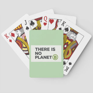 Er Is Geen Planeet B Milieuactivist  Pokerkaarten