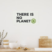 Er Is Geen Planeet B Milieuactivist Poster (Keuken)