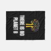 Er is geen planeet B milieubescherming _2 Fleece Deken (Voorkant (Horizontaal))