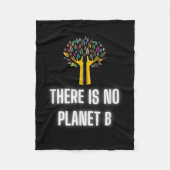 Er is geen planeet B milieubescherming _2 Fleece Deken (Voorkant)