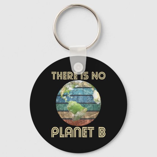 Er is geen planeet B - Milieubescherming EA Sleutelhanger (Voorkant)