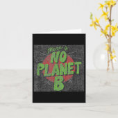 Er is geen planeet B, milieubescherming, Kaart (Gele Bloem)