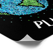 Er is geen planeet B milieuklimaat Aarde C Poster (Hoek)