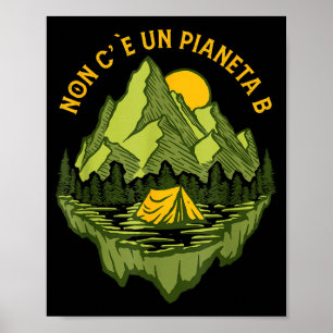 Er Is Geen Planeet B Moeder Aarde Milieubeschermin Poster
