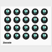 Er is geen planeet B ontwerp - Moeder Aarde Dag Ronde Sticker (Vel)