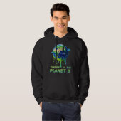 Er is geen planeet B – red het klimaat Hoodie (Voorkant volledig)