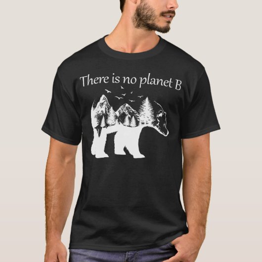 er is geen planeet b t-shirt (Voorkant)