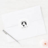 Er is geen planeet B tegen de opwarming van de aar Ronde Sticker (Envelop)