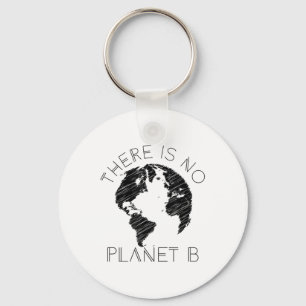 Er is geen planeet B tegen de opwarming van de aar Sleutelhanger
