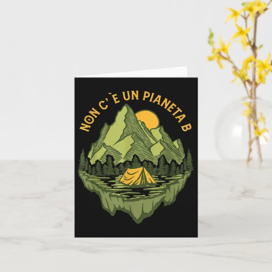 Er is geen planeet door Moeder Aarde Kaart (Gele Bloem)