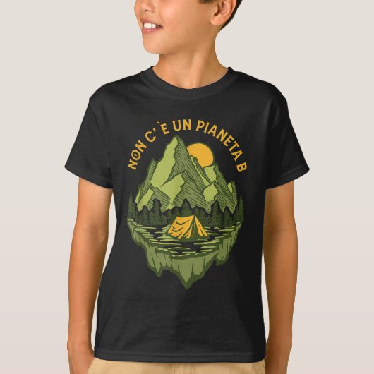 Er is geen planeet door Moeder Aarde T-shirt (Voorkant)