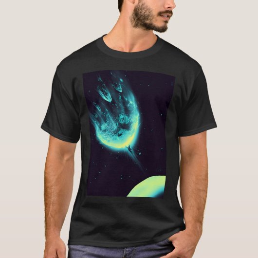 Er is geen planeet om te redden t-shirt (Voorkant)