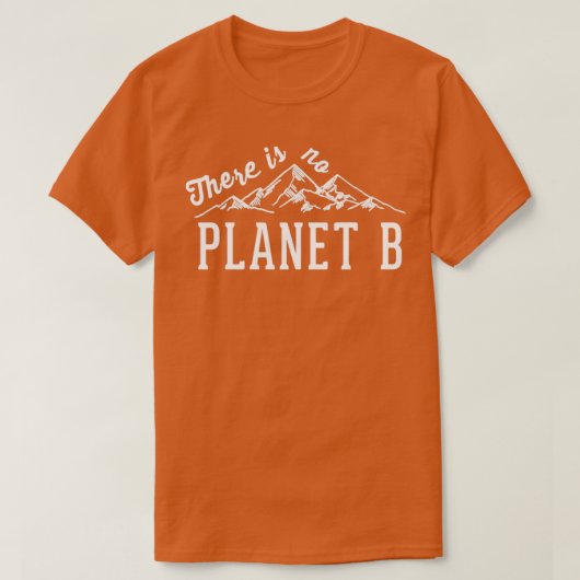 Er is geen planet B 9 T-shirt (Design voorkant)