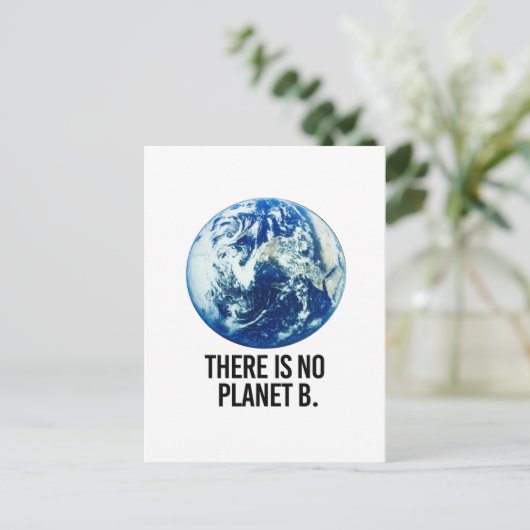 Er is geen Planet B Briefkaart (Staand voorkant)