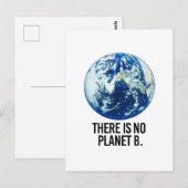 Er is geen Planet B Briefkaart (Voorkant / Achterkant)