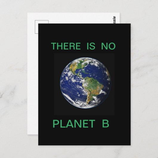 ER IS GEEN PLANET B BRIEFKAART (Voorkant / Achterkant)