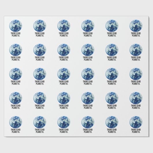 Er is geen Planet B Cadeaupapier (Vlak)