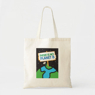 Er is geen Planet B canvas tas