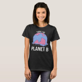 Er is geen Planet B Climate Change Retro Style EA T-shirt (Voorkant volledig)