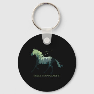 Er is geen Planet B Earth Day Design Natural Reset Sleutelhanger