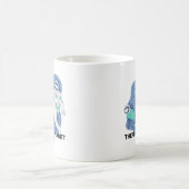 Er is geen planet B - Earth Day (Sketchy Texture) Koffiemok (Center)