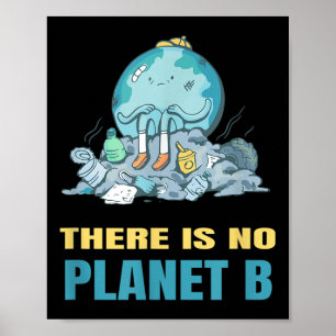 Er is geen Planet B Earth Natuur Environmental PR Poster