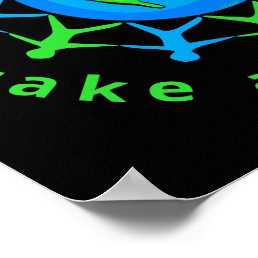 ER IS GEEN PLANET B, NU NU NEMEN. POSTER (Hoek)