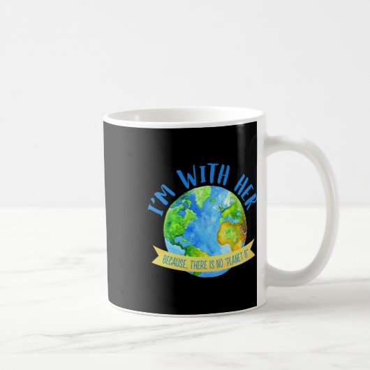 Er is geen planet B op grote aarde Koffiemok (Rechts)