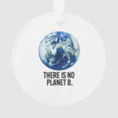 Er is geen Planet B Ornament (achterkant)
