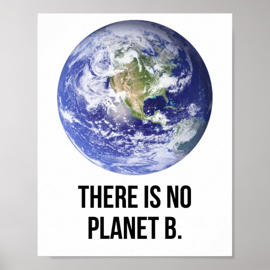Er is geen Planet B Poster (Voorkant)