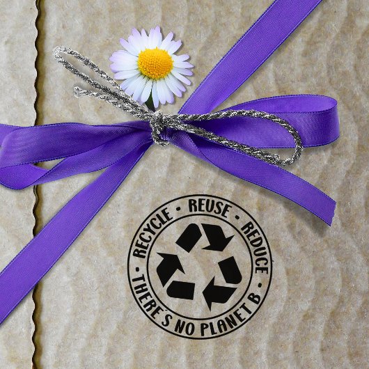 Er is geen Planet B. Rubberstempel