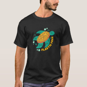 Er is geen planet B-schildpad om de oceaan te redd T-shirt