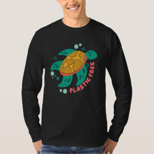 Er is geen planet B-schildpad om de oceaan te redd T-shirt