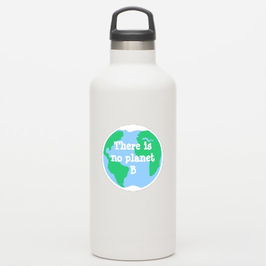 Er is geen Planet B Sticker (Waterfles)