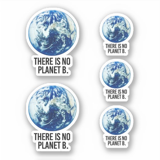 Er is geen Planet B Sticker (Voorkant)