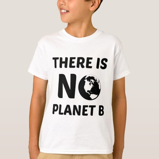 ER IS GEEN PLANET B T-SHIRT (Voorkant)
