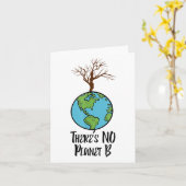 Er is geen Planet B T Shirt, Earth Day, Environmen Kaart (Gele Bloem)