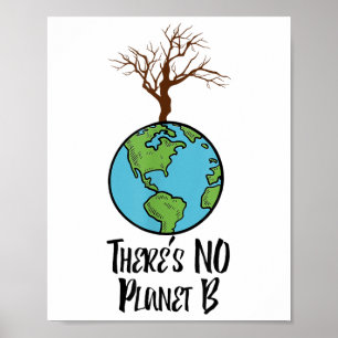 Er is geen Planet B T Shirt, Earth Day, Environmen Poster