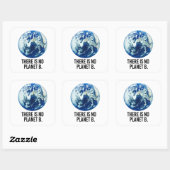 Er is geen Planet B Vierkante Sticker (Vel)