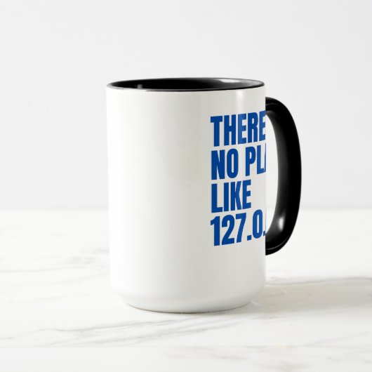 Er is geen plek als 127.0.0.1 mok (Voorkant rechts)