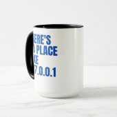 Er is geen plek als 127.0.0.1 mok (Voorkant links)