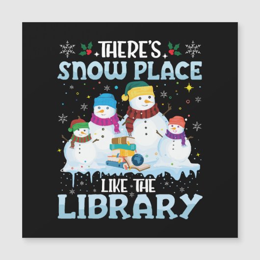 Er is geen plek als de bibliotheek met Kerstmis (Voorkant)