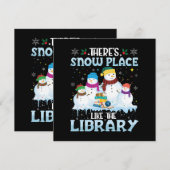 Er is geen plek als de kerstbibliotheek kaart (Voorkant / Achterkant)