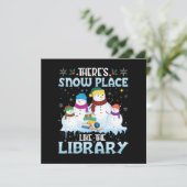 Er is geen plek als de kerstbibliotheek kaart (Staand voorkant)