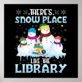 Er is geen plek als de kerstbibliotheek poster (Voorkant)
