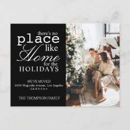 Er is geen plek als Home Minimalist Photo Moving Aankondigingskaart