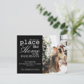 Er is geen plek als Home Minimalist Photo Moving Aankondigingskaart (Staand voorkant)