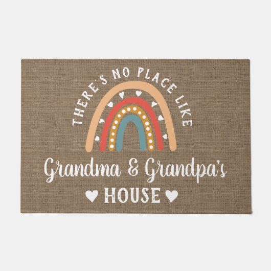 Er is geen plek als opa en opa's huis deurmat (Voorkant)