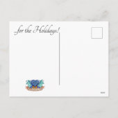 Er is geen plek als thuis voor de feestdagen! feestdagenkaart (Achterkant)